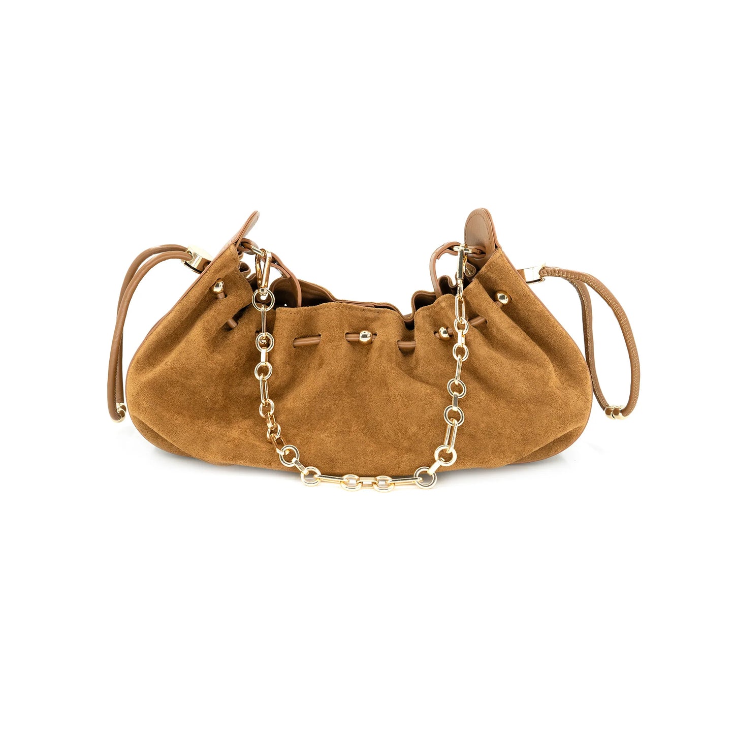 Faux Suede Shoulder Bag