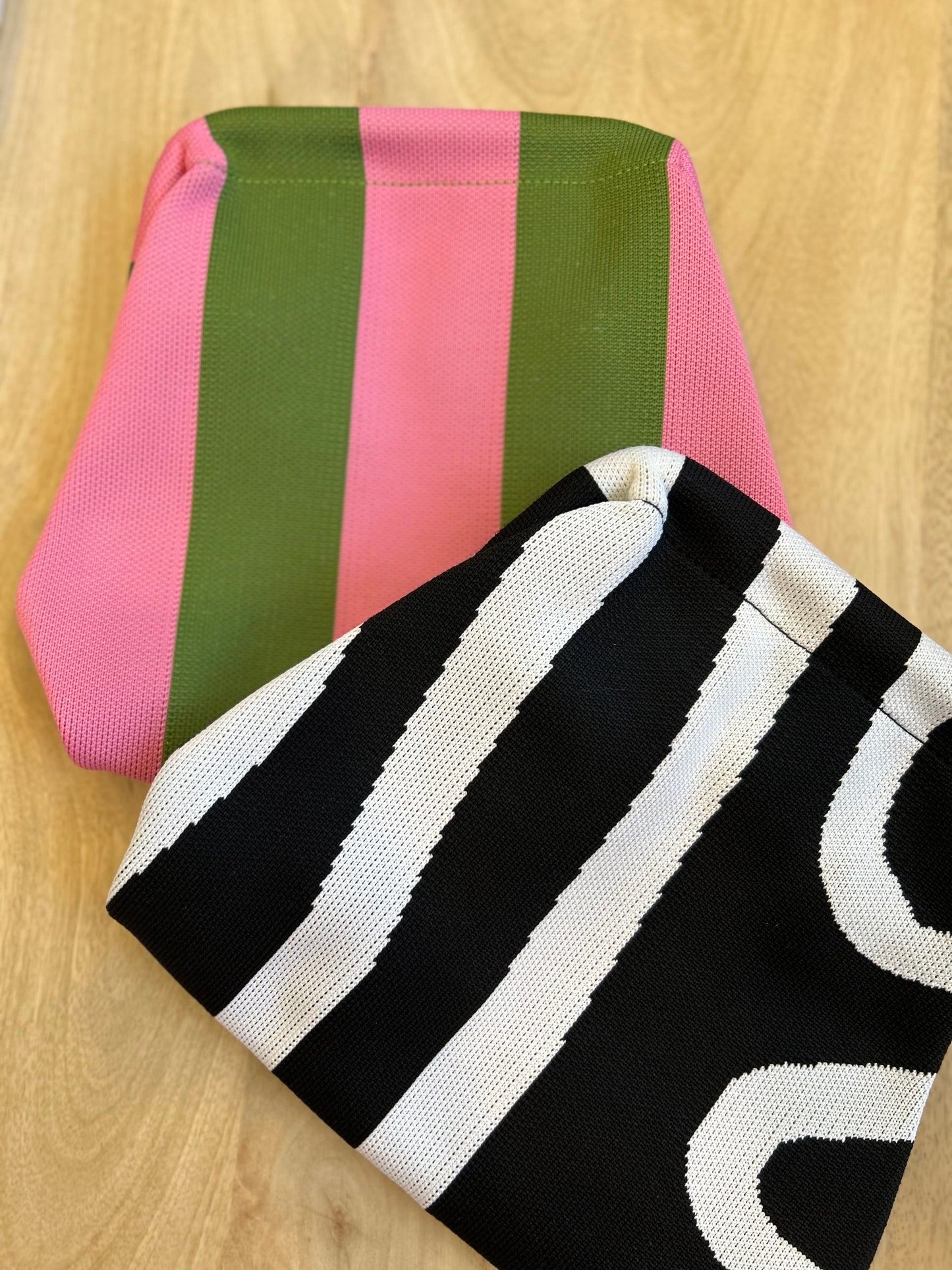 The Black Meander Everywhere Clutch