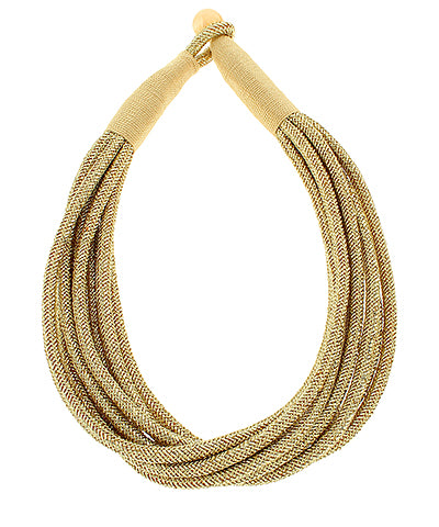 8 Row Layered Rope Necklace