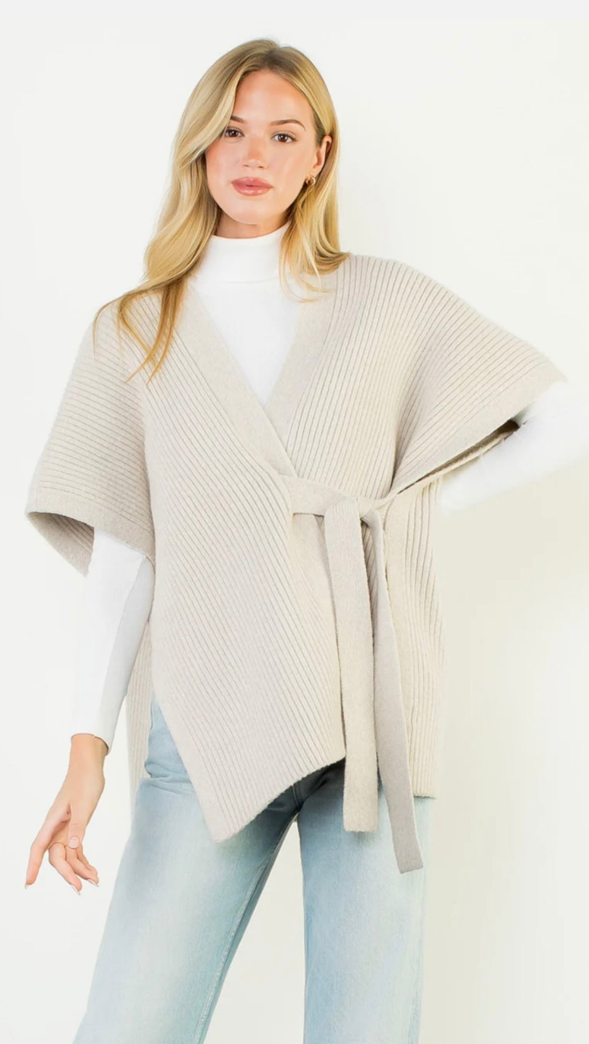 Side Tie Sweater (two colors!)