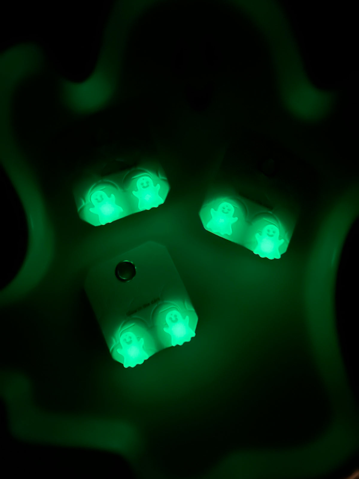 Halloween Glow in the dark earrings