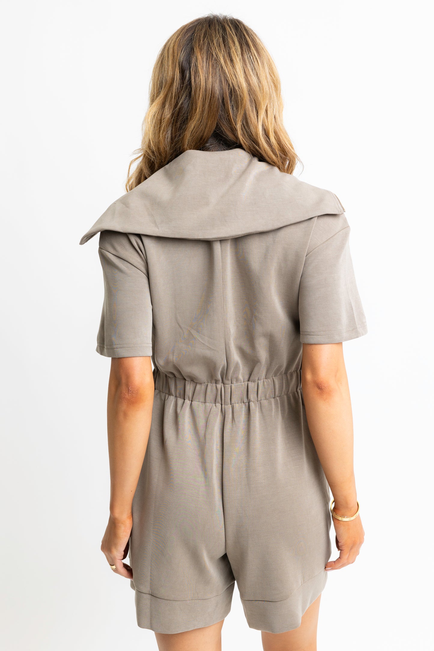 Knit Zip Romper