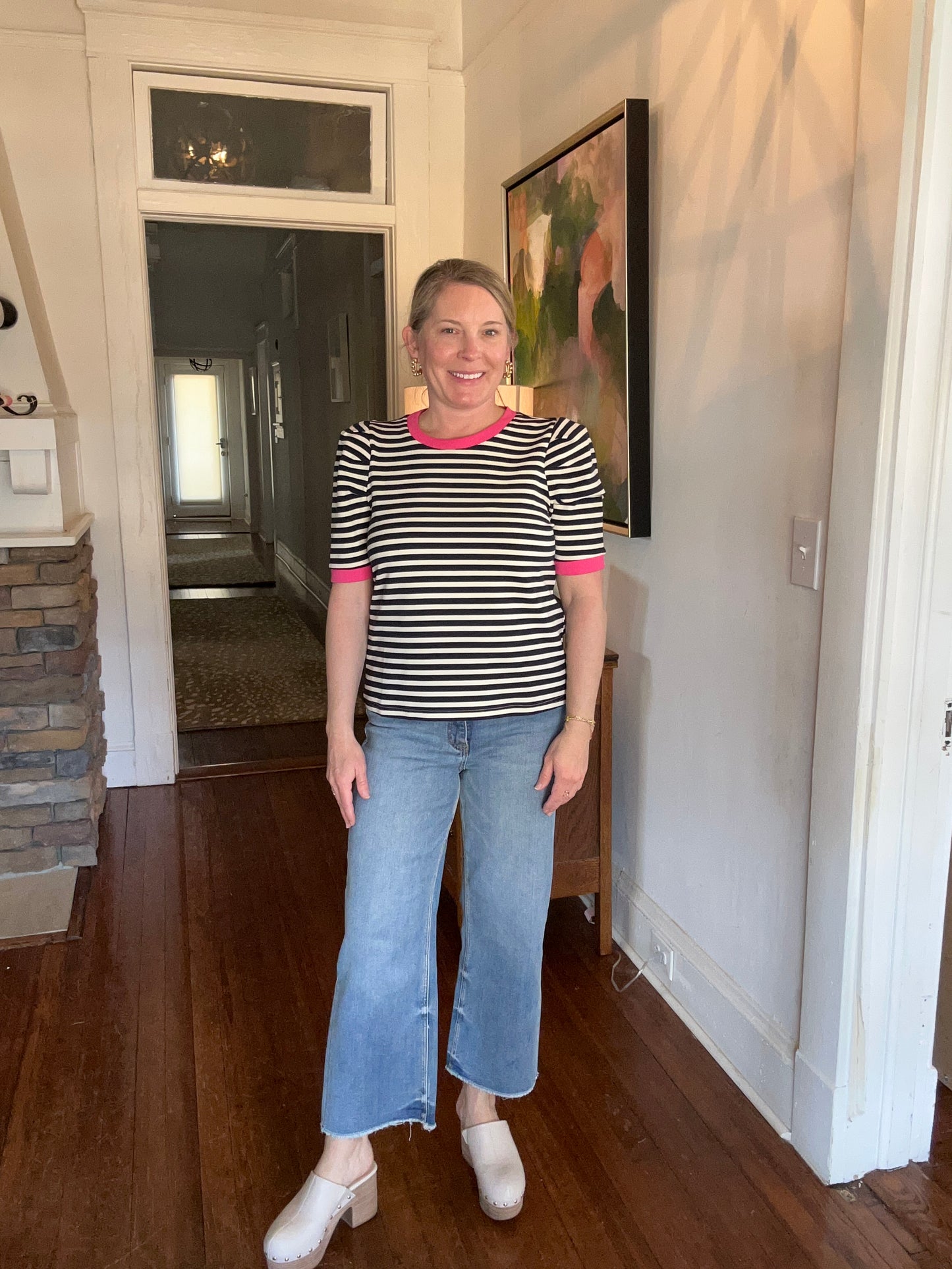 Striped Colorblock Top