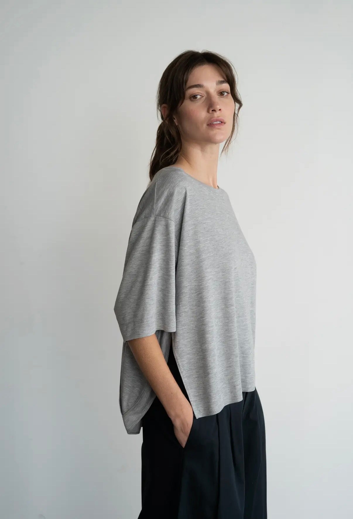 Relaxed Modern Hem Top