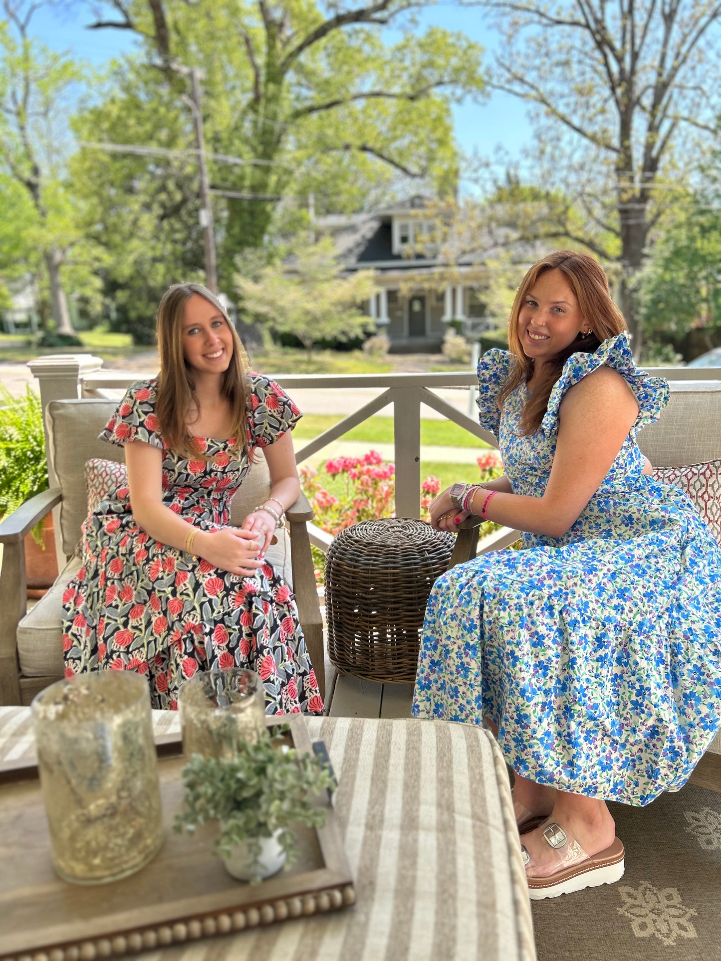 Blue Floral Dress