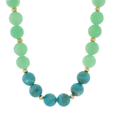 Ball beaded necklace