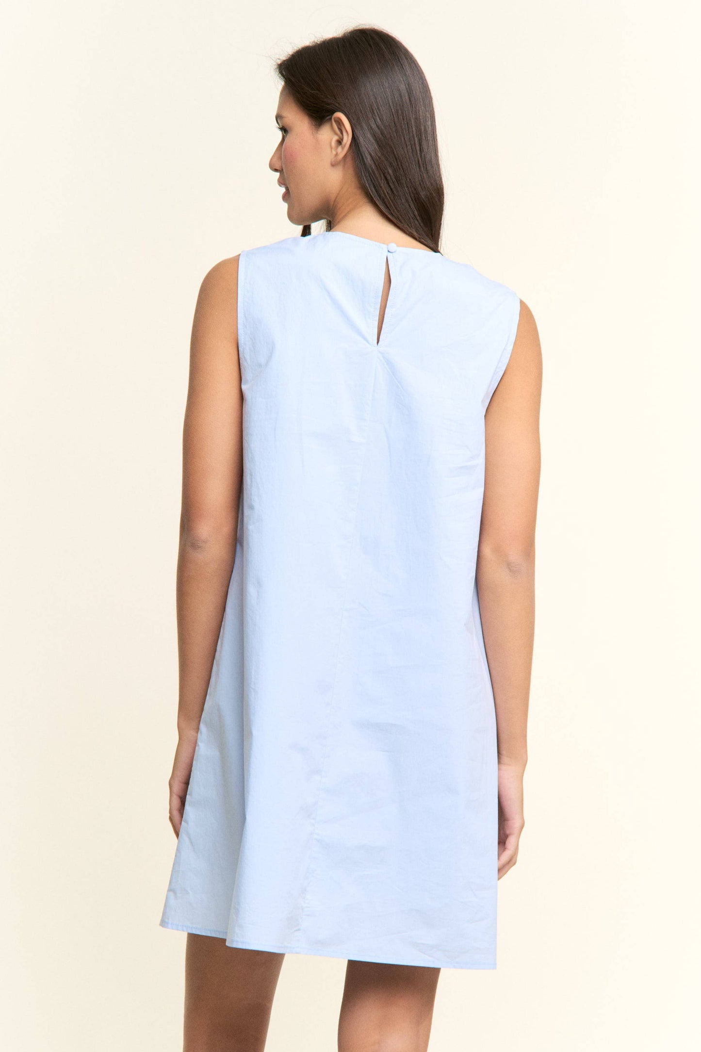 Scoop Neckline Sleeveless Mini Dress (Three Colors!)