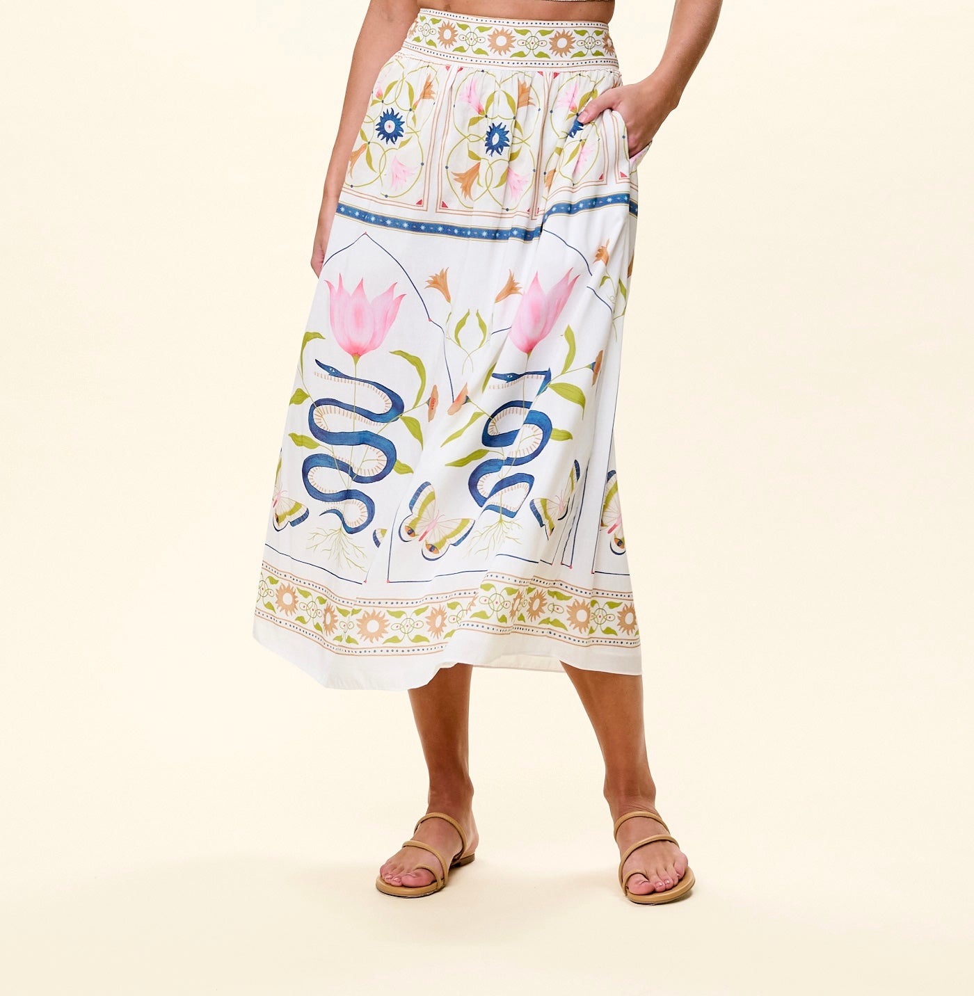 Elliott Maxi Skirt | Montecito Print