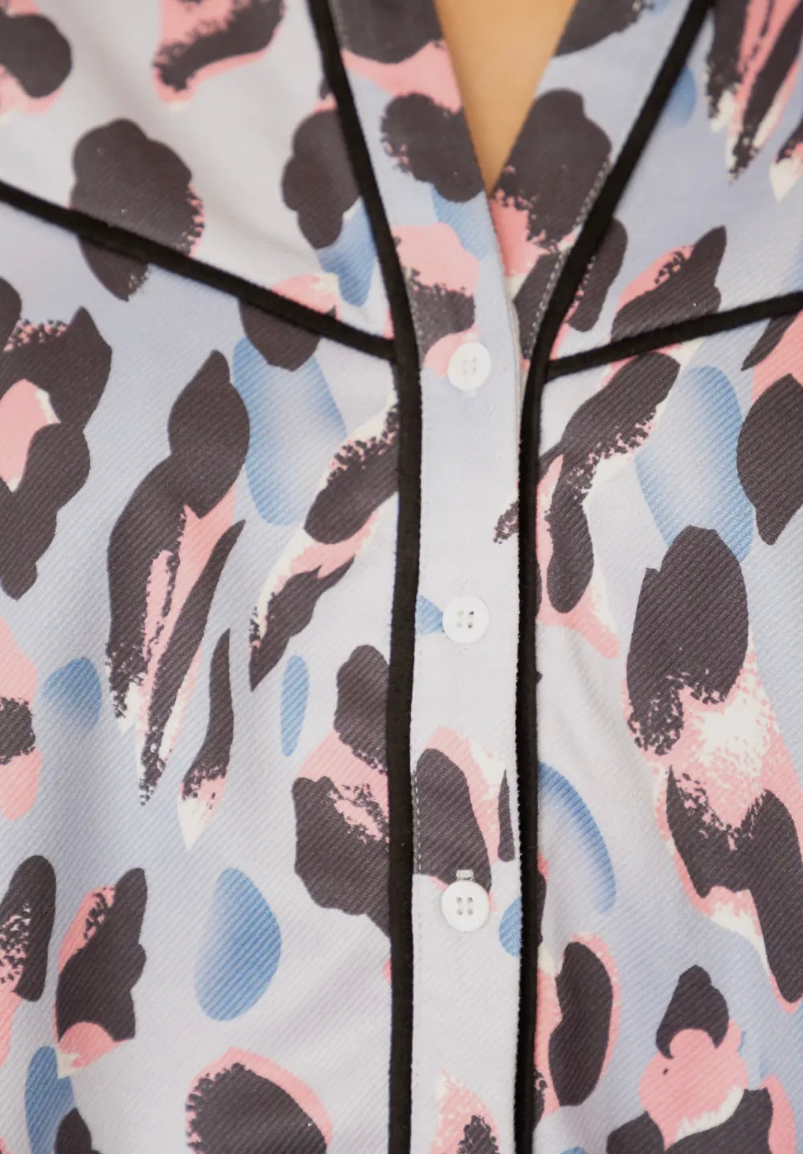 Piping Detail Animal print dress