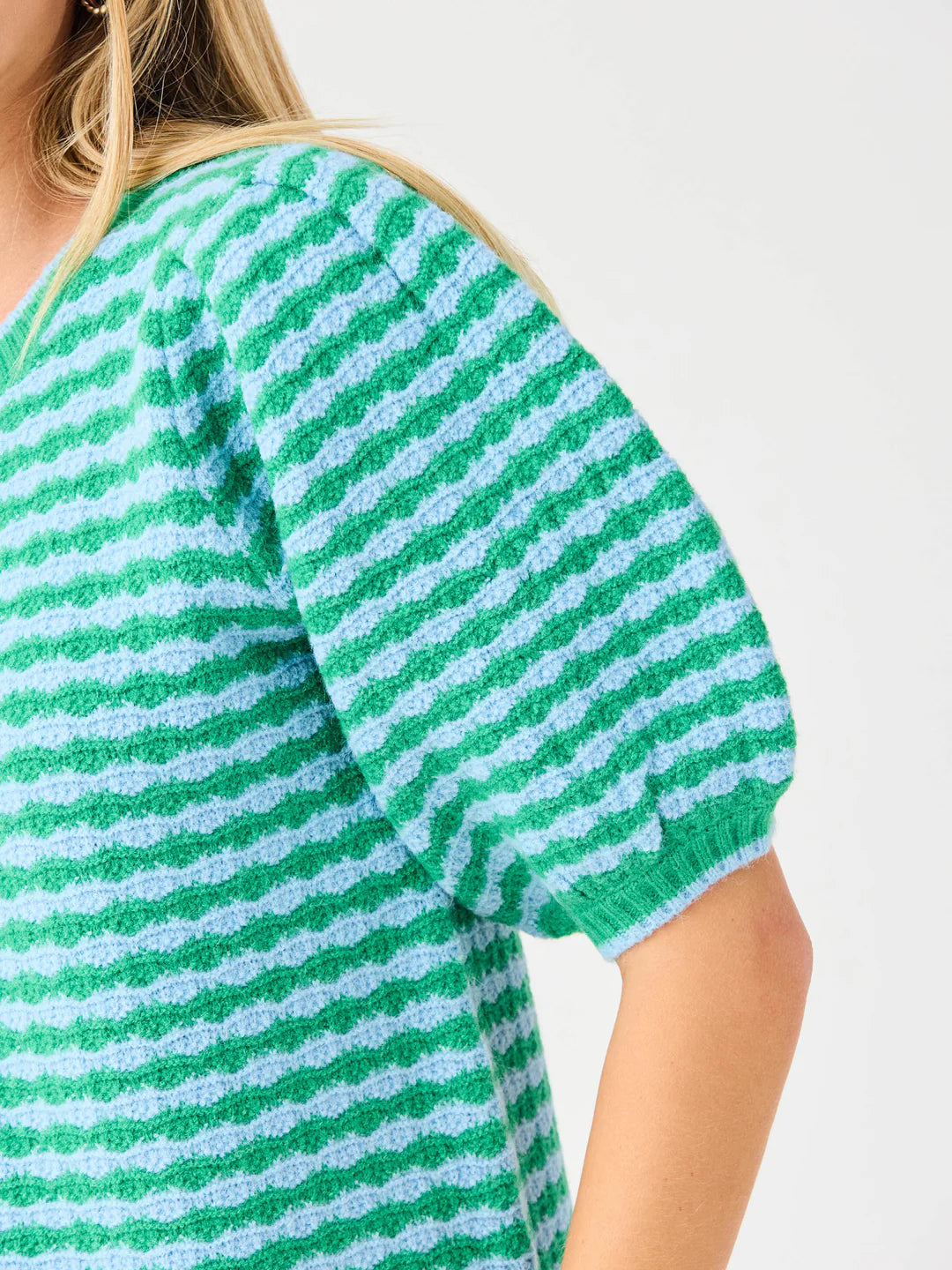 Abigail Sweater | Blue + Green