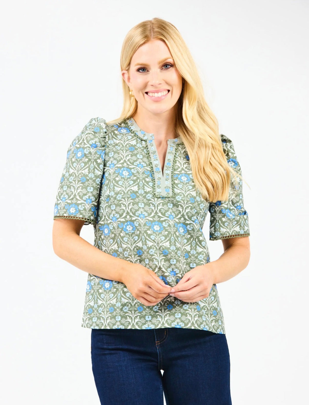 Adelyn Top | Ashdown Abbey Olive