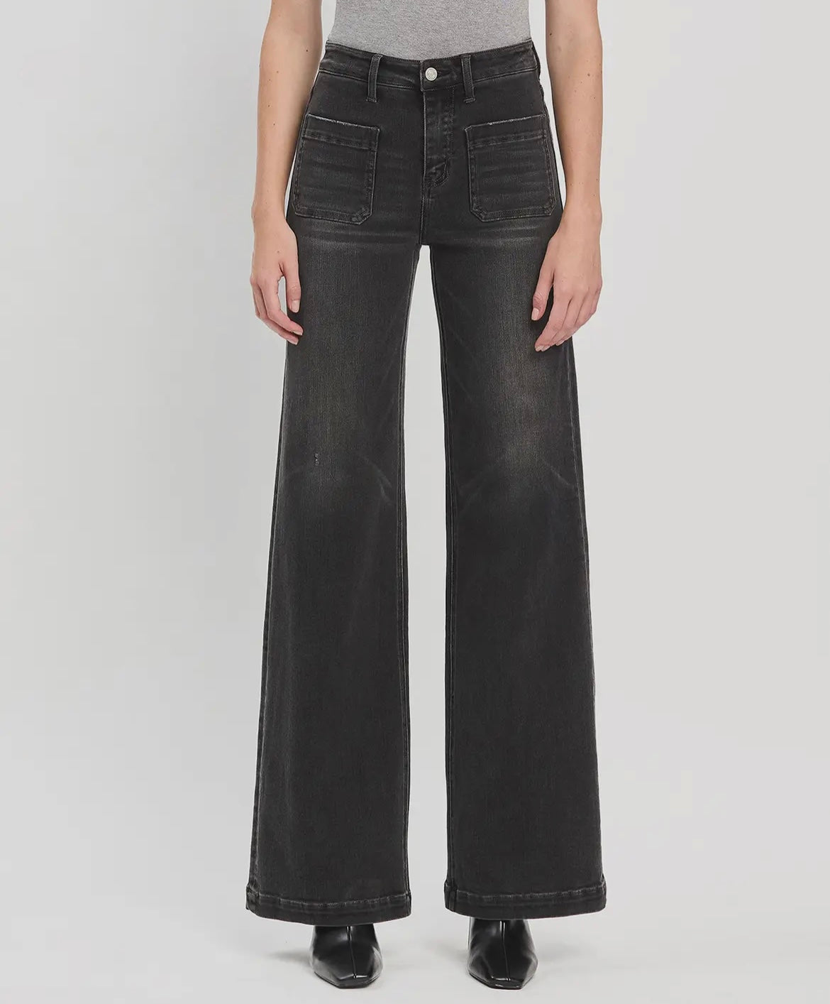 High Rise Wide Trouser Jeans