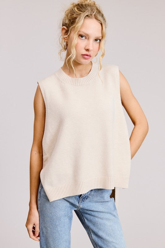 High Low Sleeveless Top