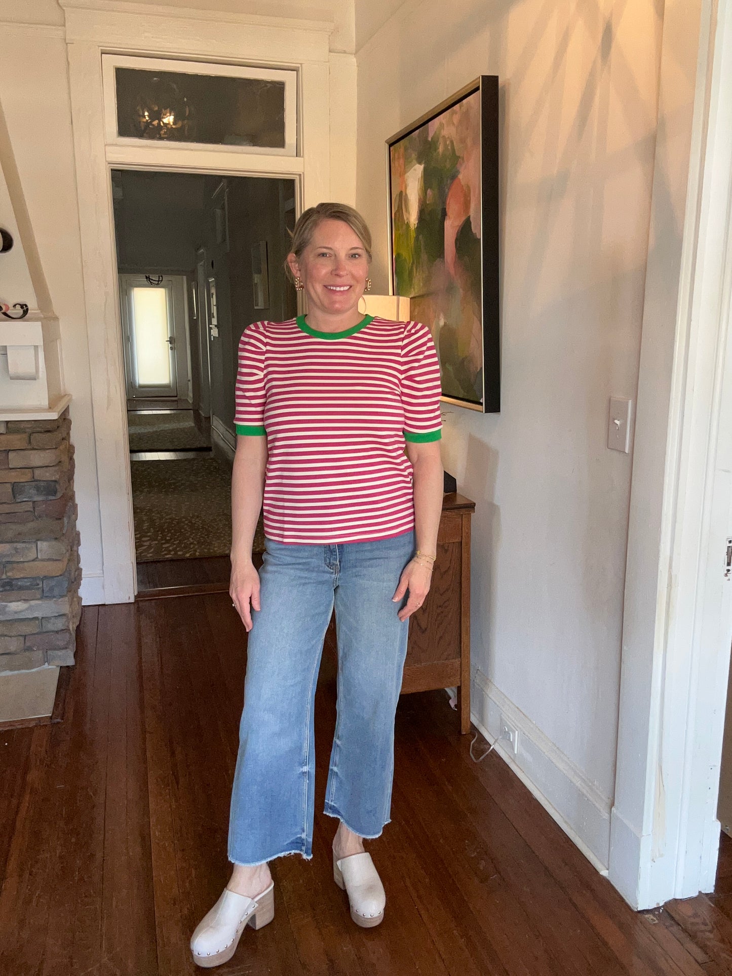 Striped Colorblock Top