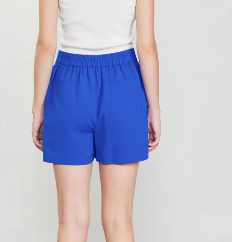 Neon Blue Shorts - Plus