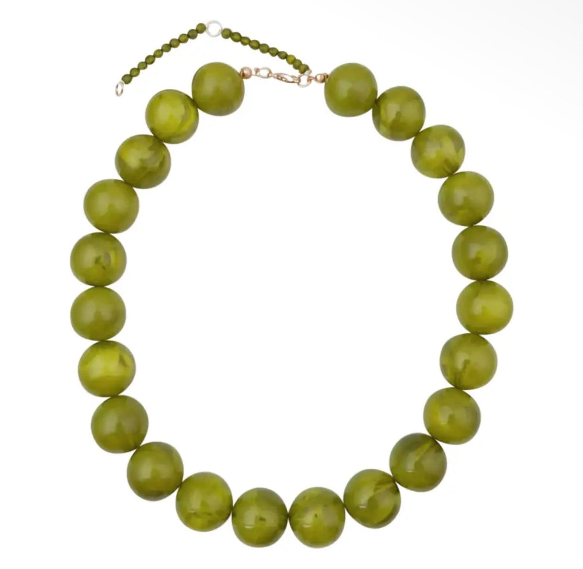 Kameron Chunky Beaded Necklace
- Chartruese
