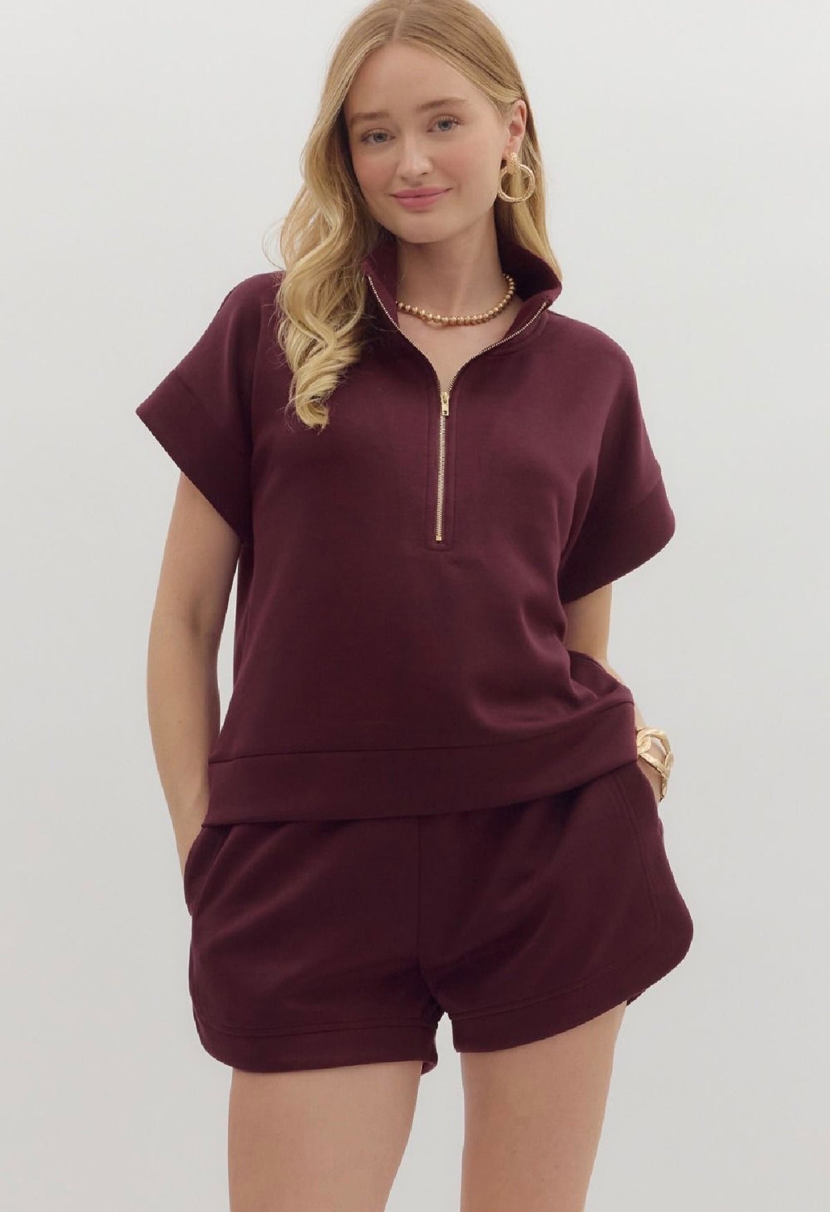 Burgundy Top