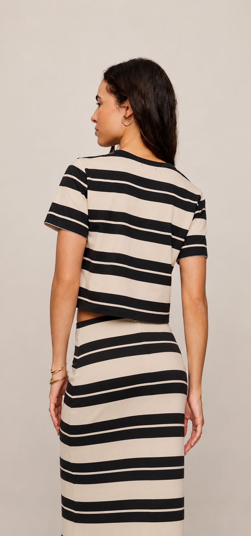 Stellan Striped Jersey Tee
