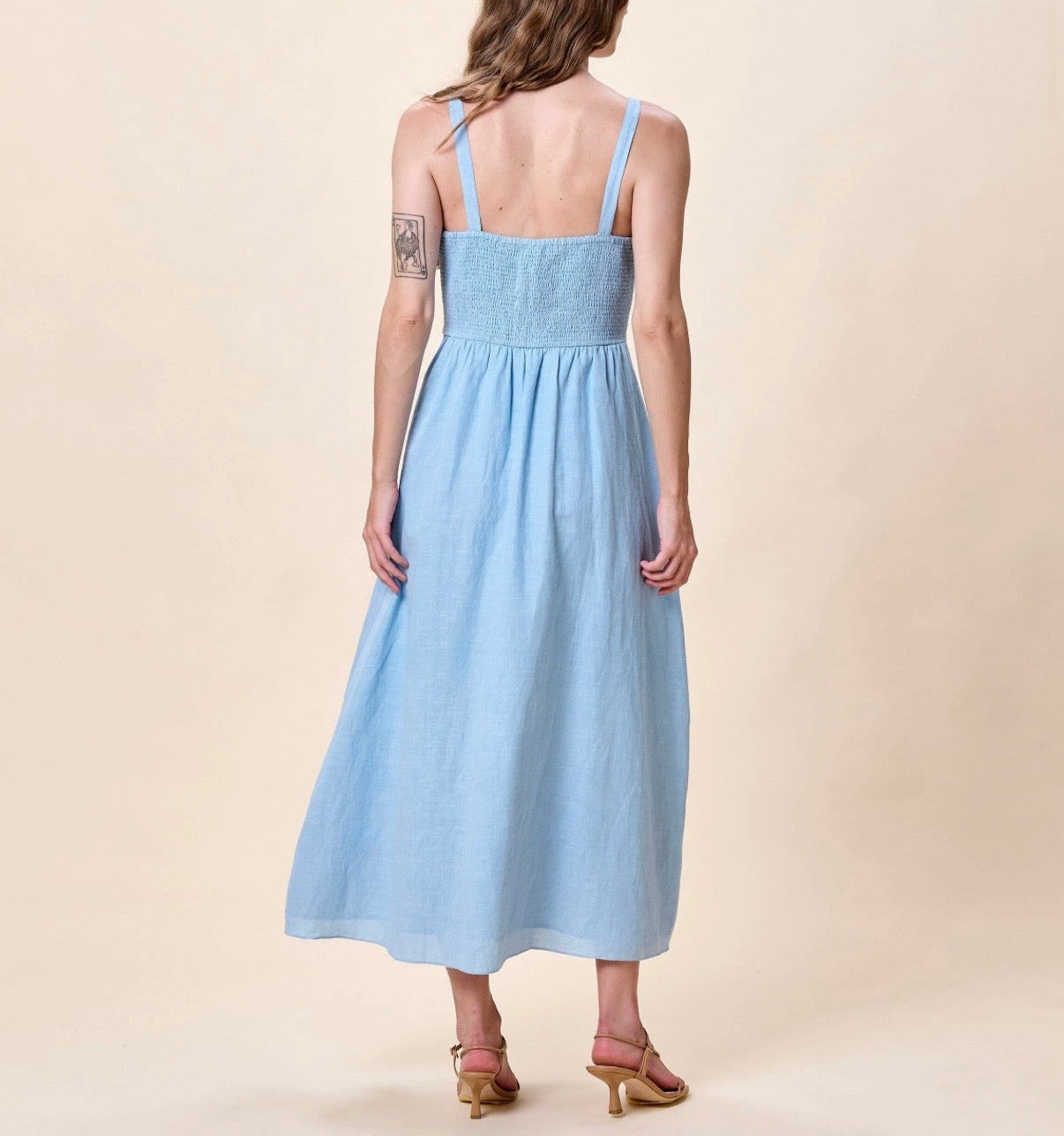Cleobella Marceline Midi Dress | Glacier Lake by Cleobella