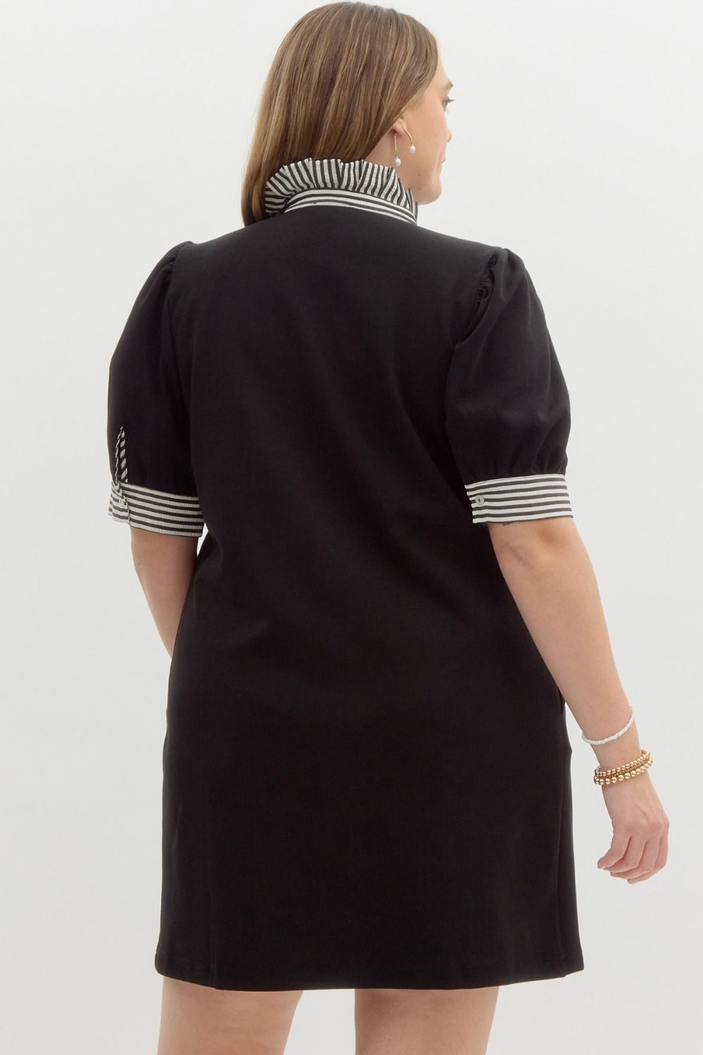 Short sleeve polo dress - Plus