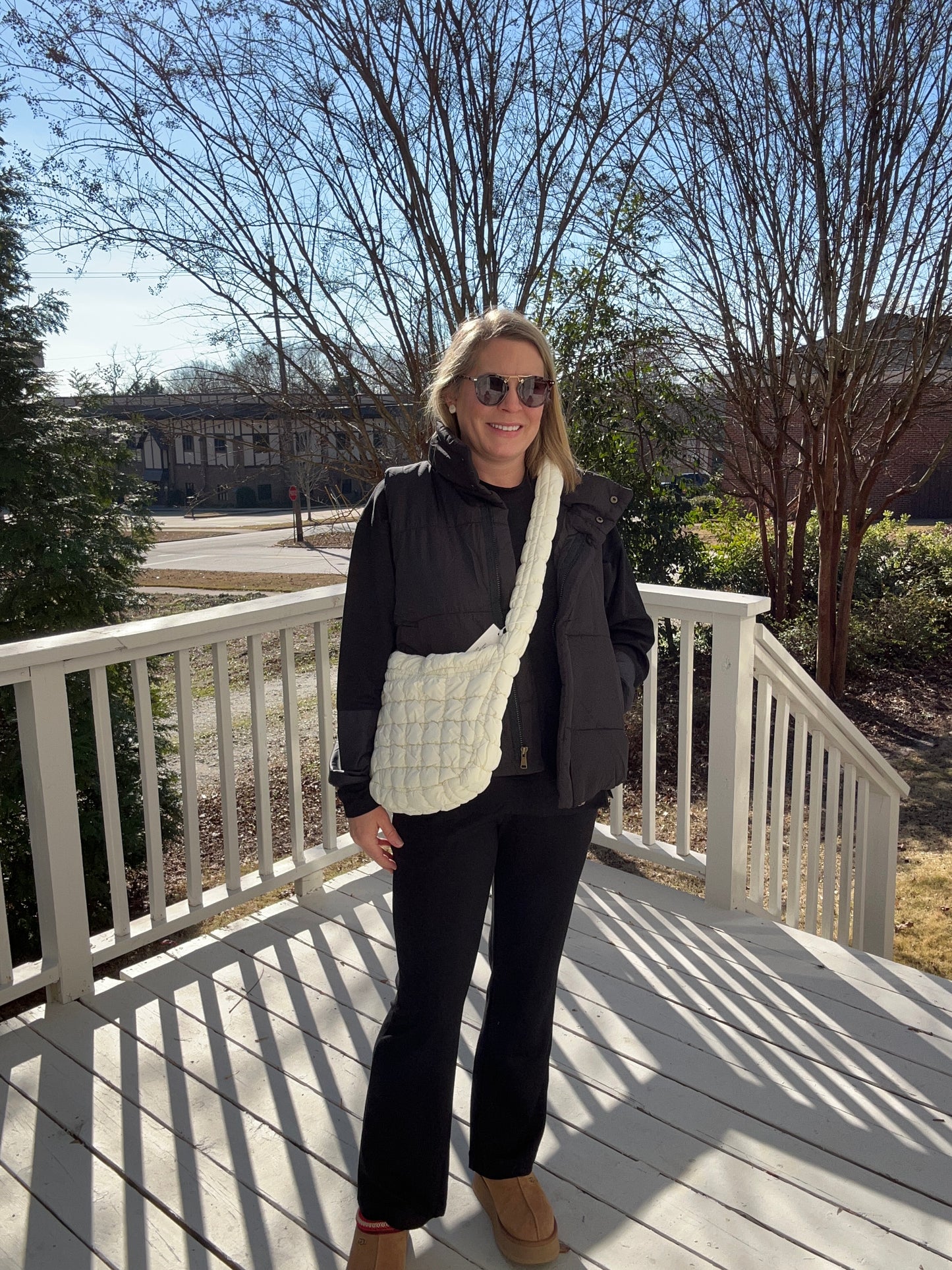 Modal-Blend Crewneck Pullover and High Waist pants set