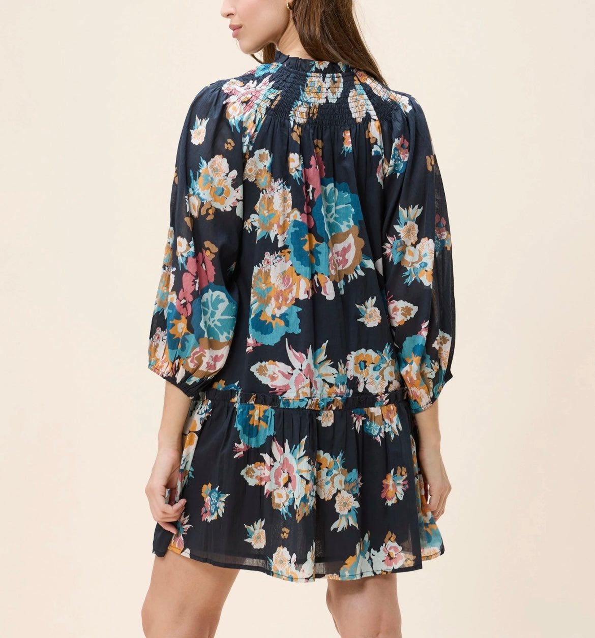 EMMANUELLE MINI DRESS | VITET FLORAL by Cleobella
