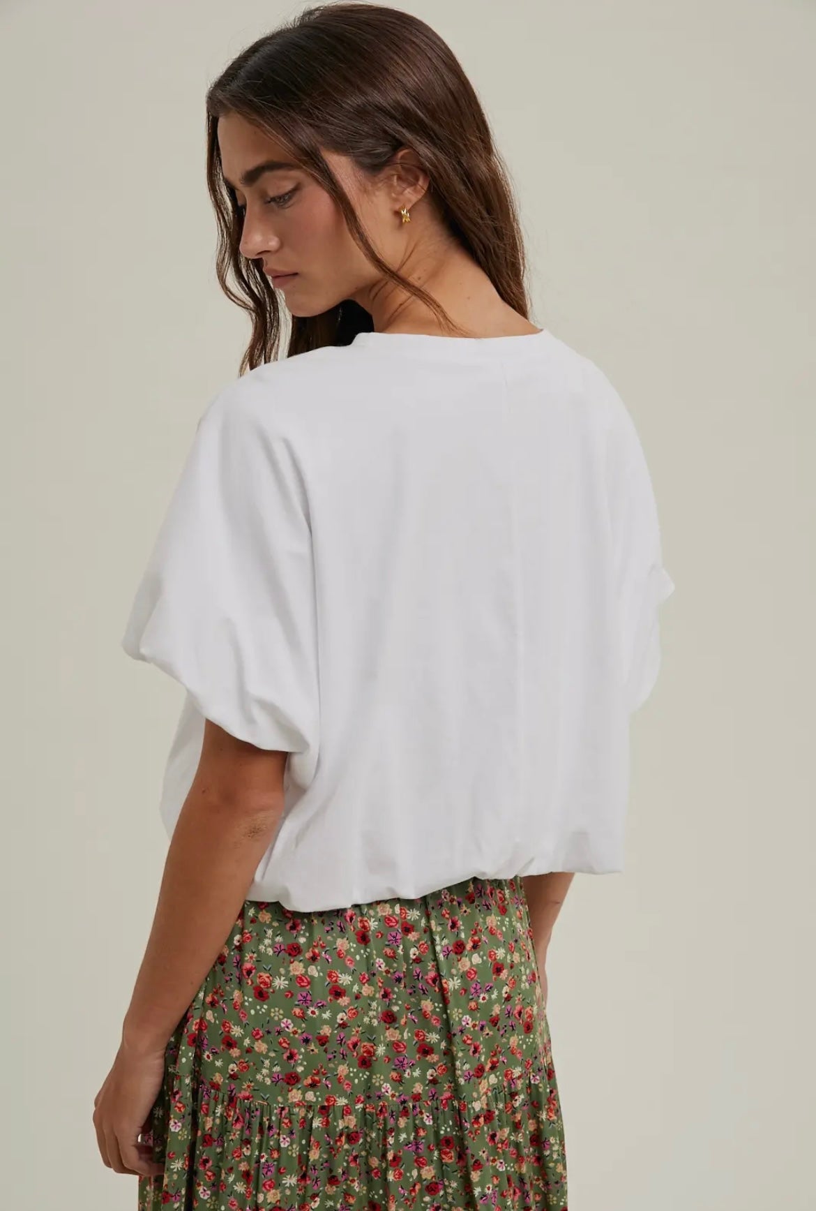 Bubble Hem Knit Top