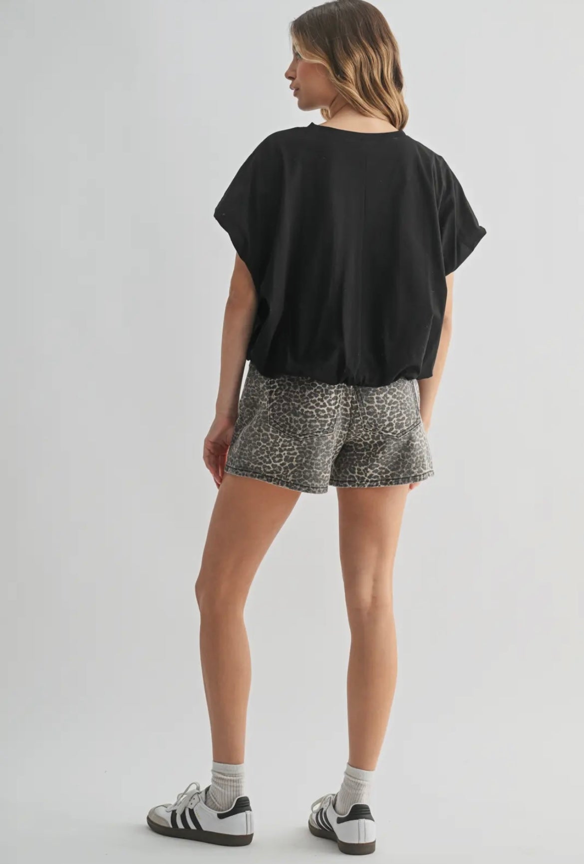Bubble Hem Knit Top
