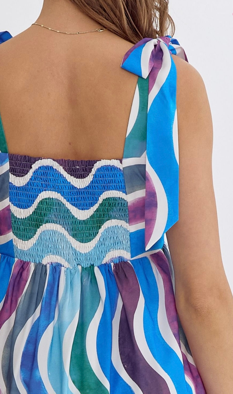 Zig Zag Midi Dress