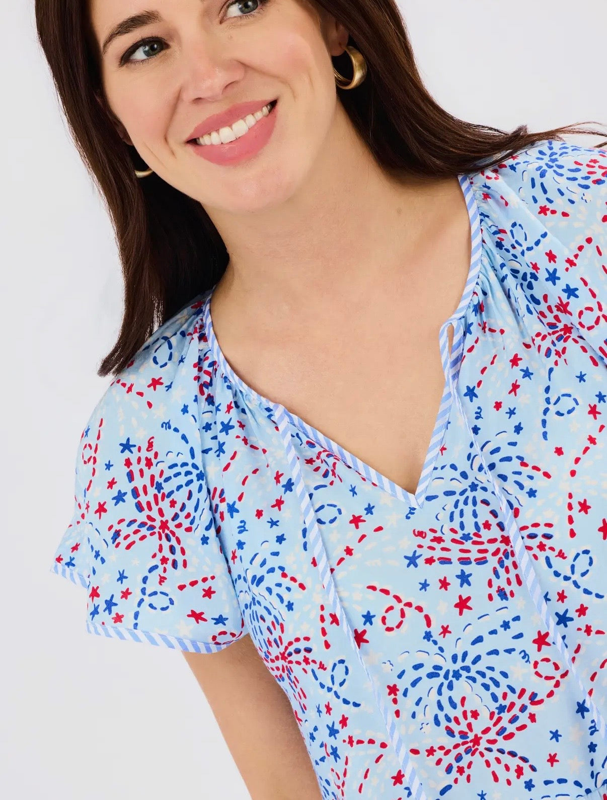 Lillian Dress | Star Spangled Blue