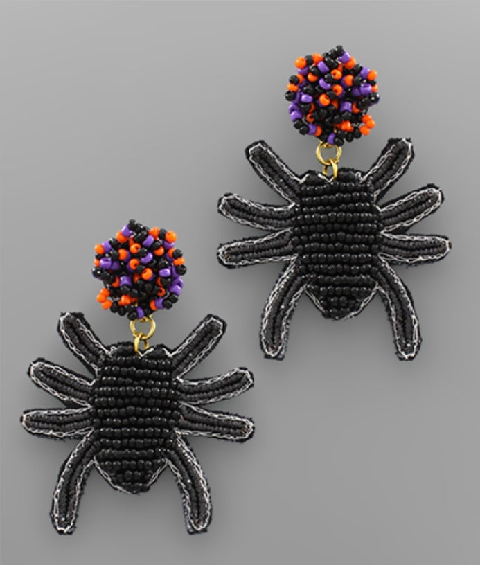 Spider Bead Earrings