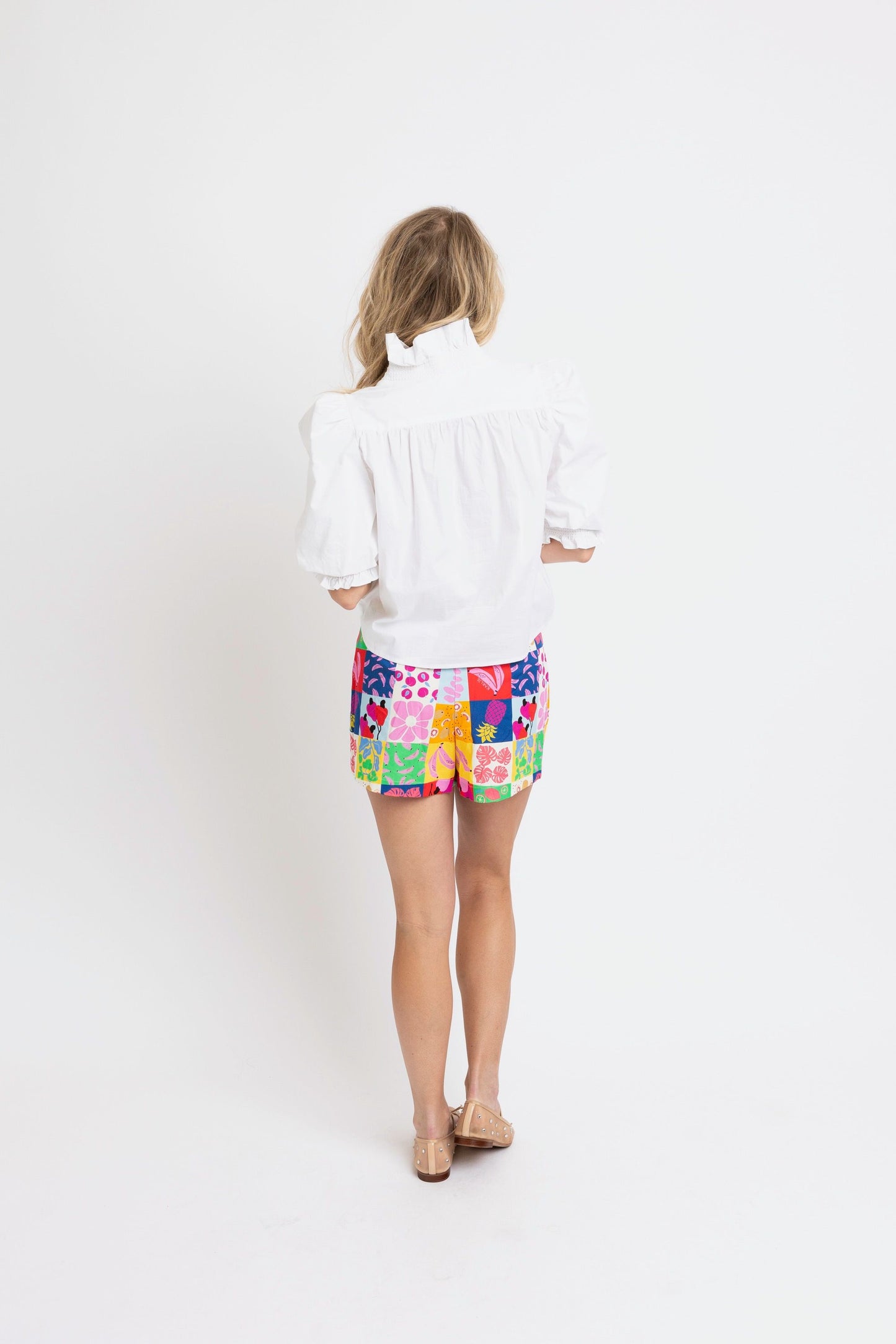 Fruit Quilt Wrap Skort