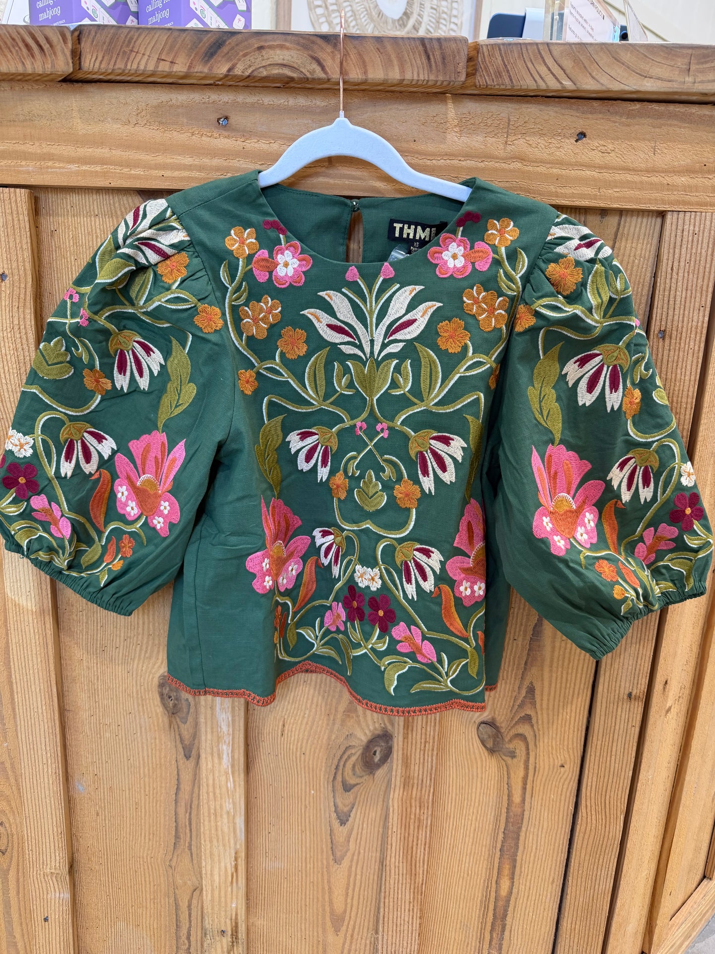 Floral Embroidered top