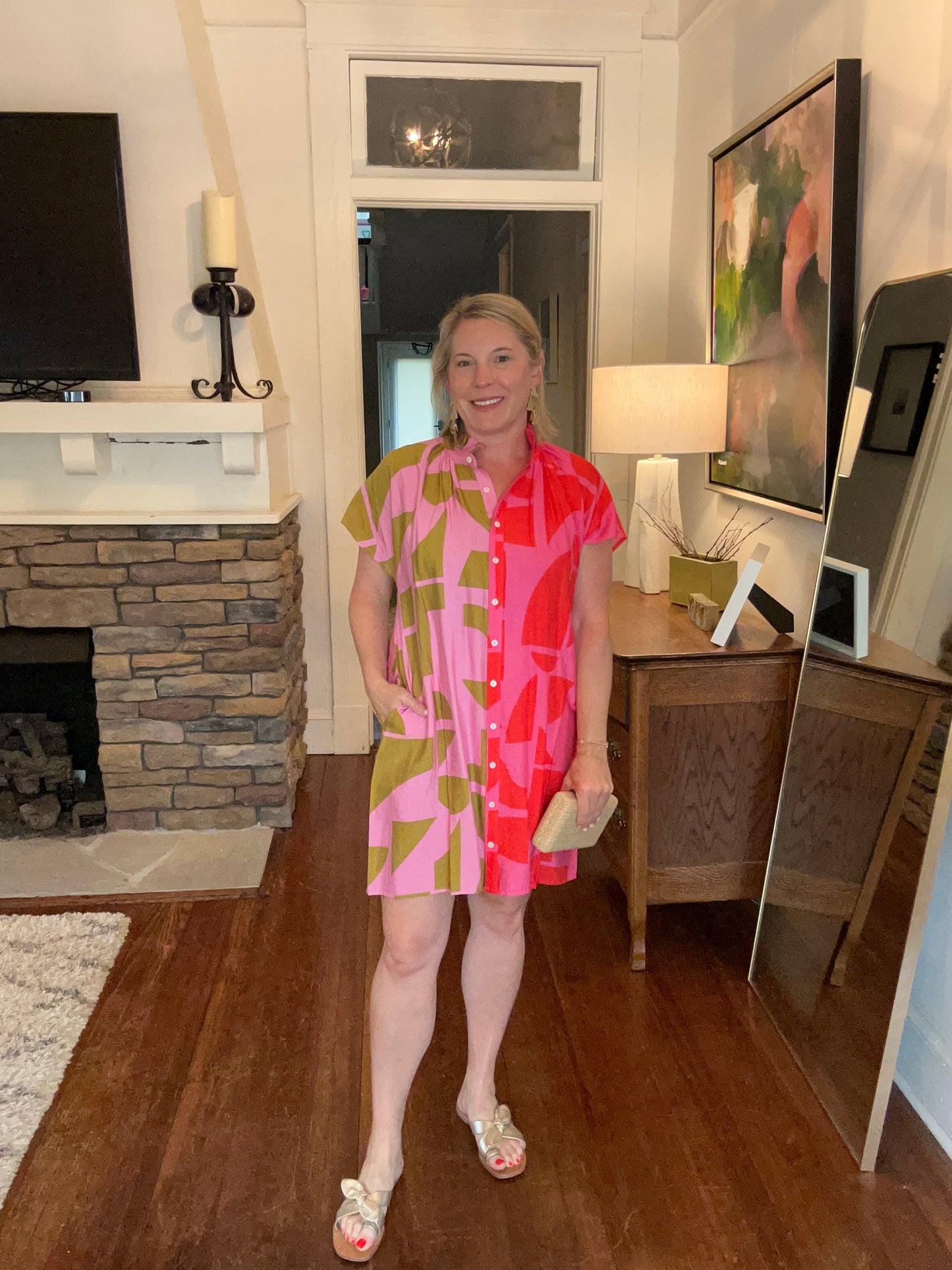 THML color-block dress