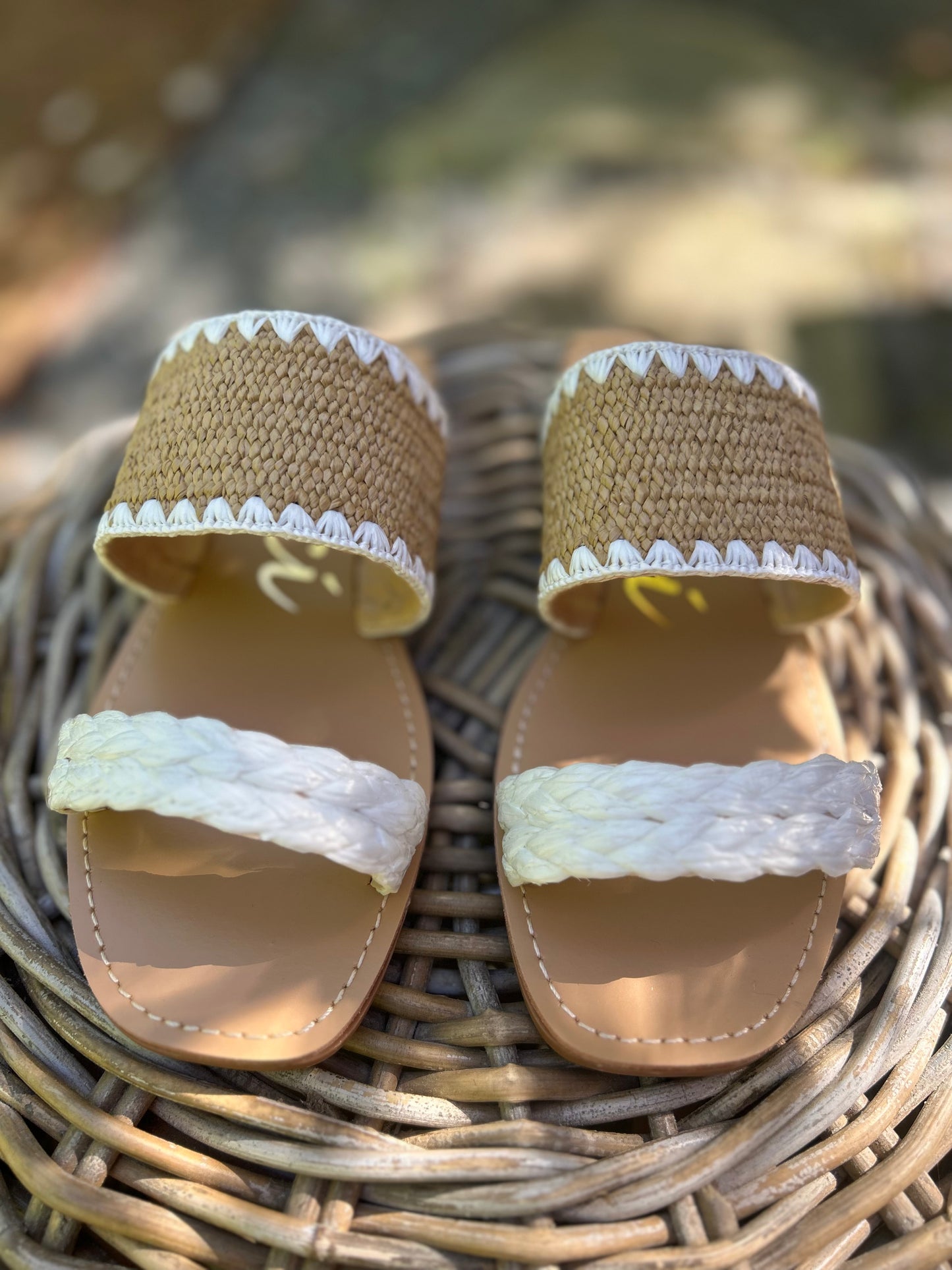 Ella Raffia Slide
