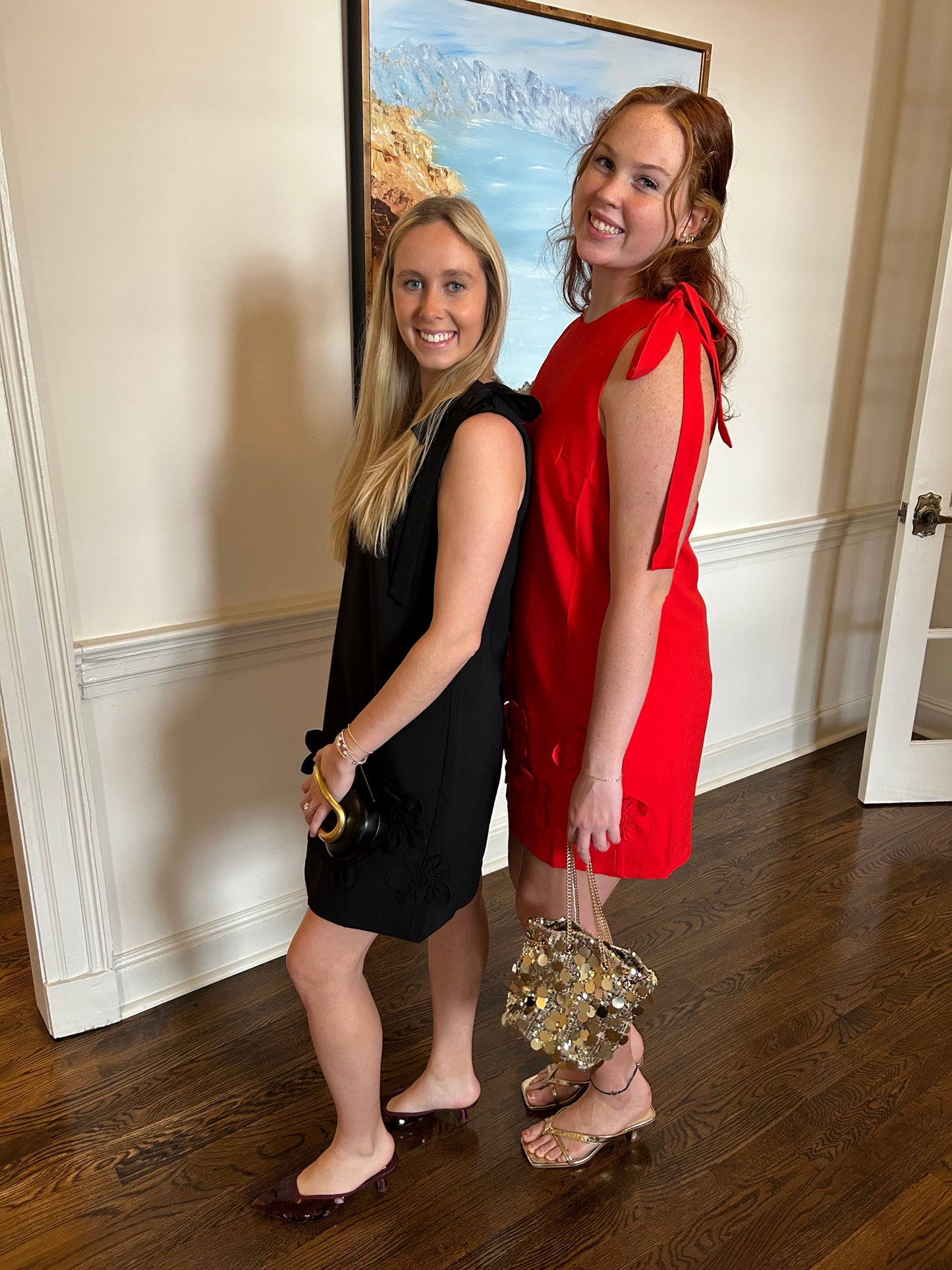 Sleeveless floral dress