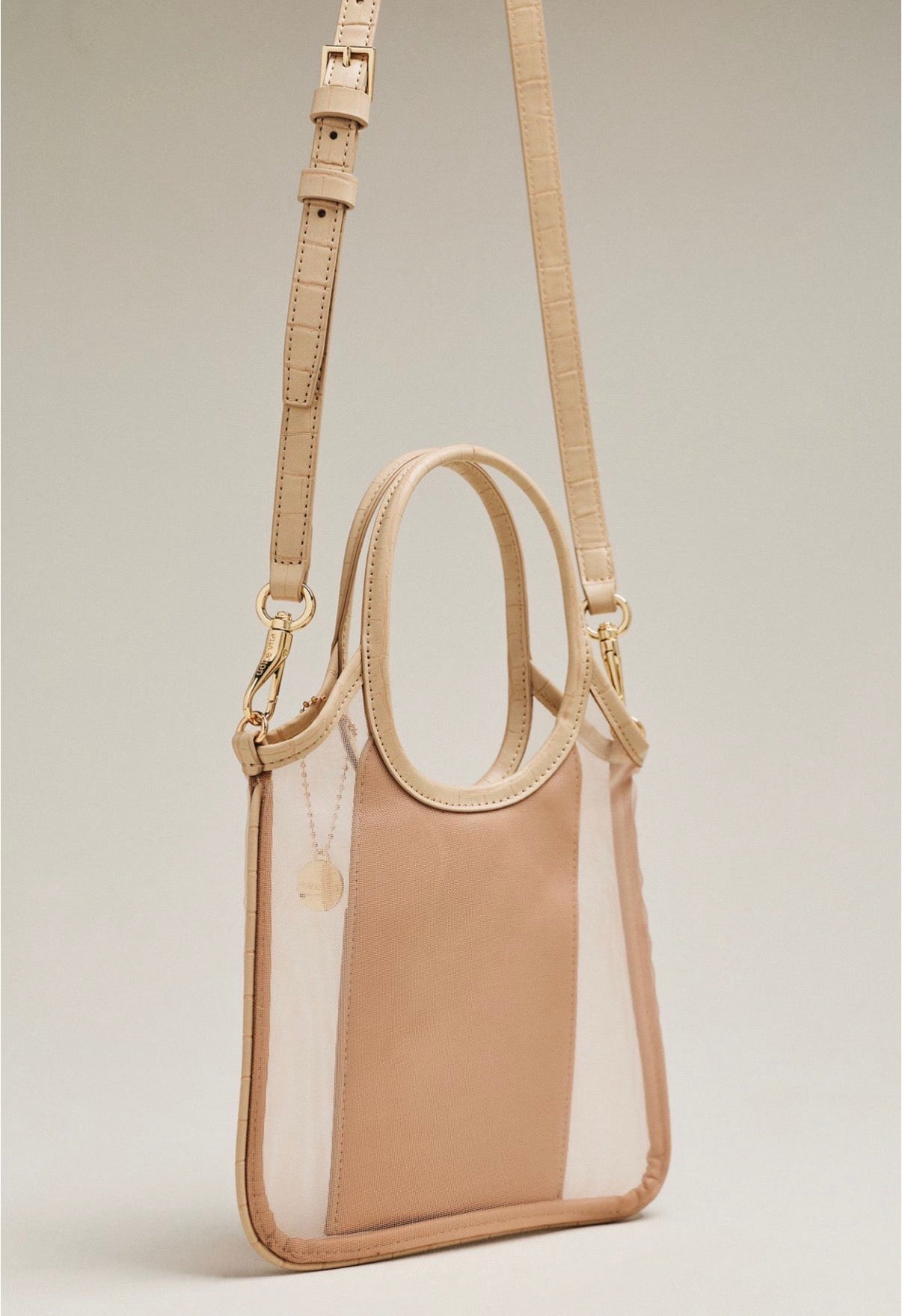 Dolce Vita Sylvene Mesh Crossbody Satchel