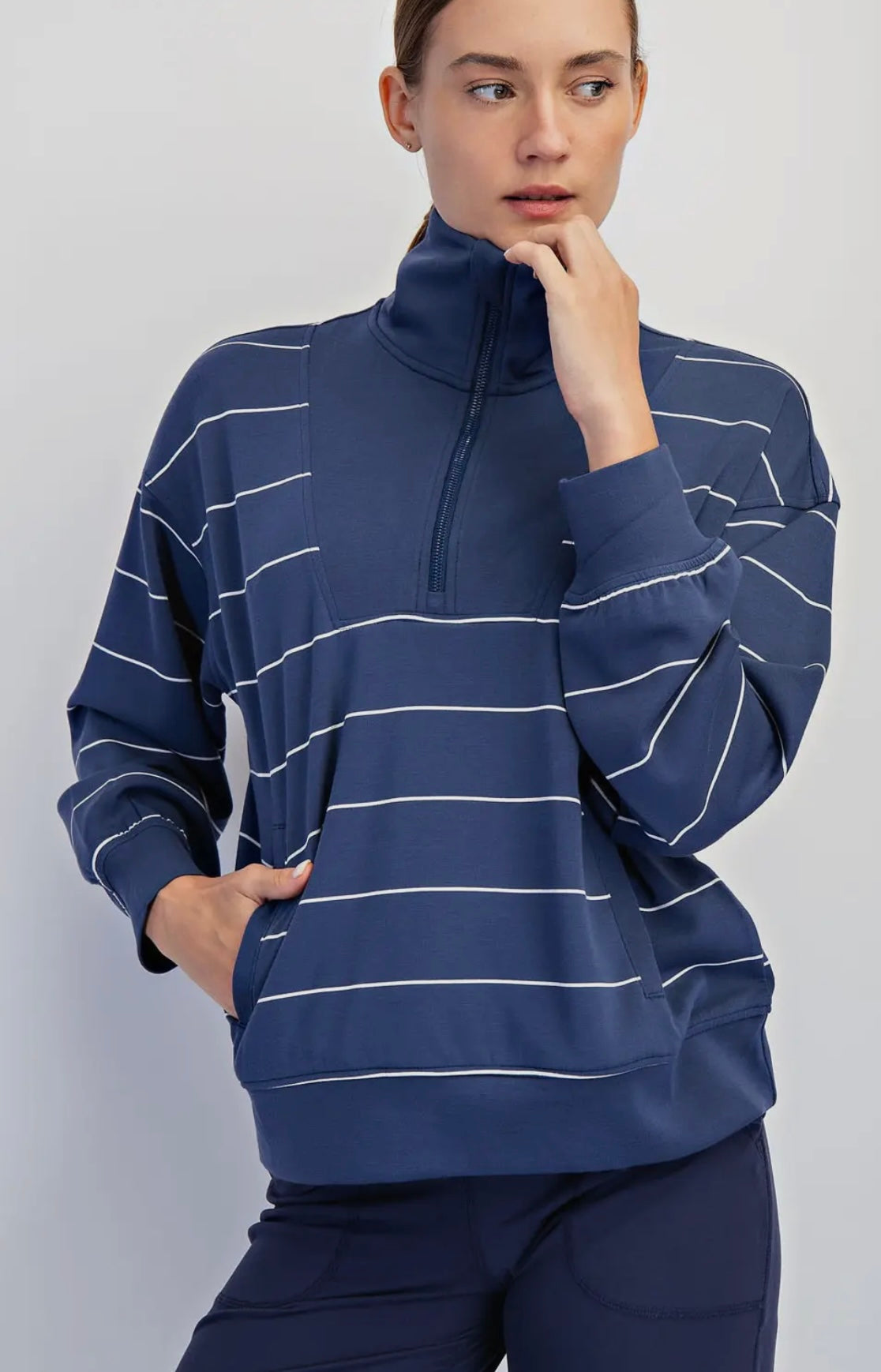 Modal Scuba Quarter Zip Top + Skort Set