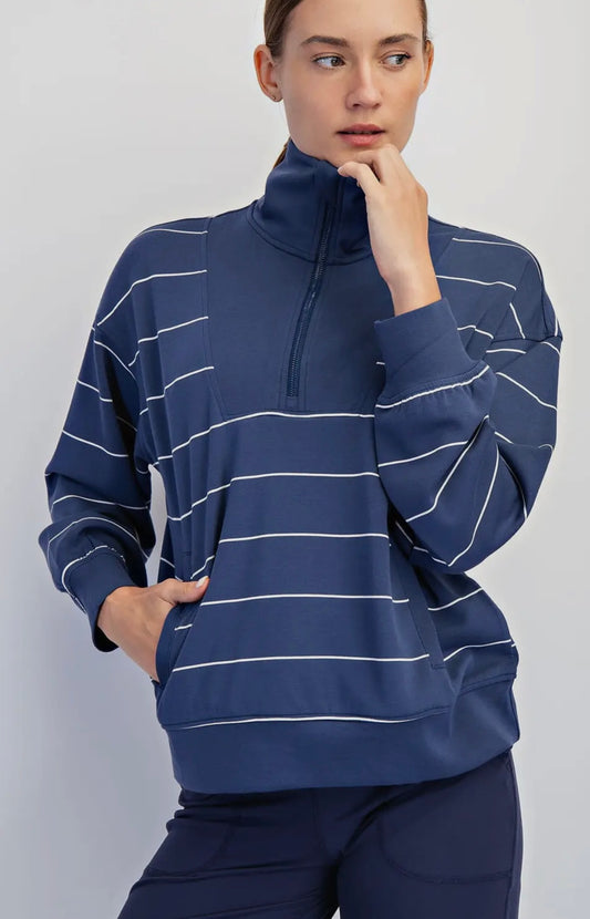 Modal Scuba Quarter Zip Top + Skort Set