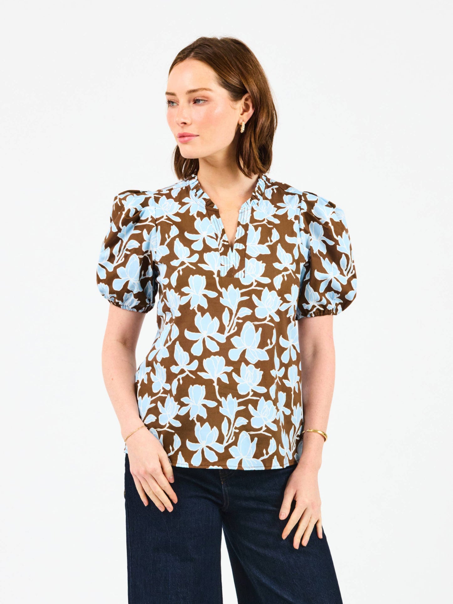 Lainey Top | Growing Grace Blue