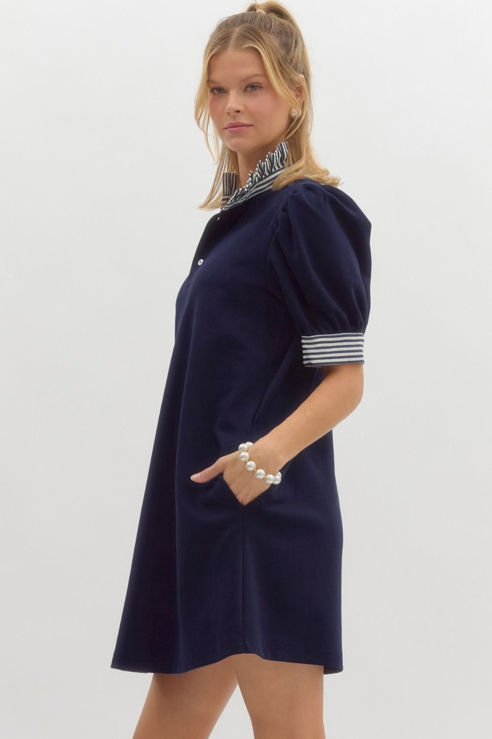 Short Sleeve Polo Dress