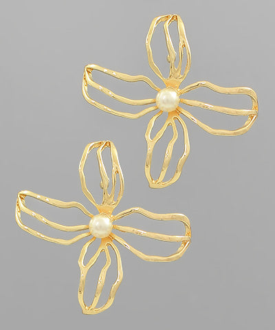 Flower earrings