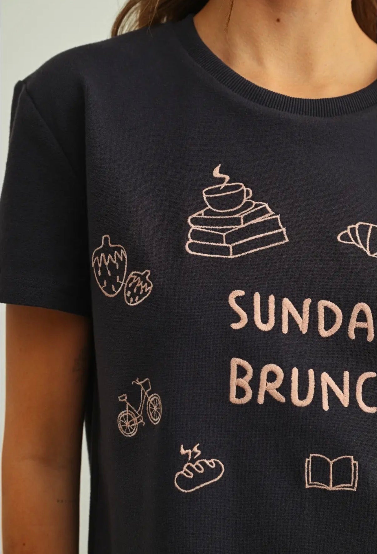 Sunday Brunch Embroidered
TShirts