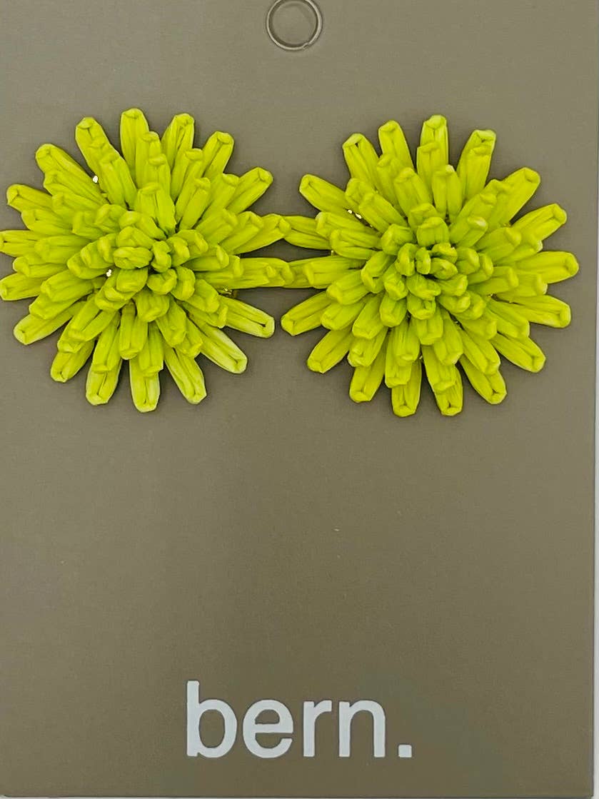 SPRING - Charming Floral Stud (citrus)