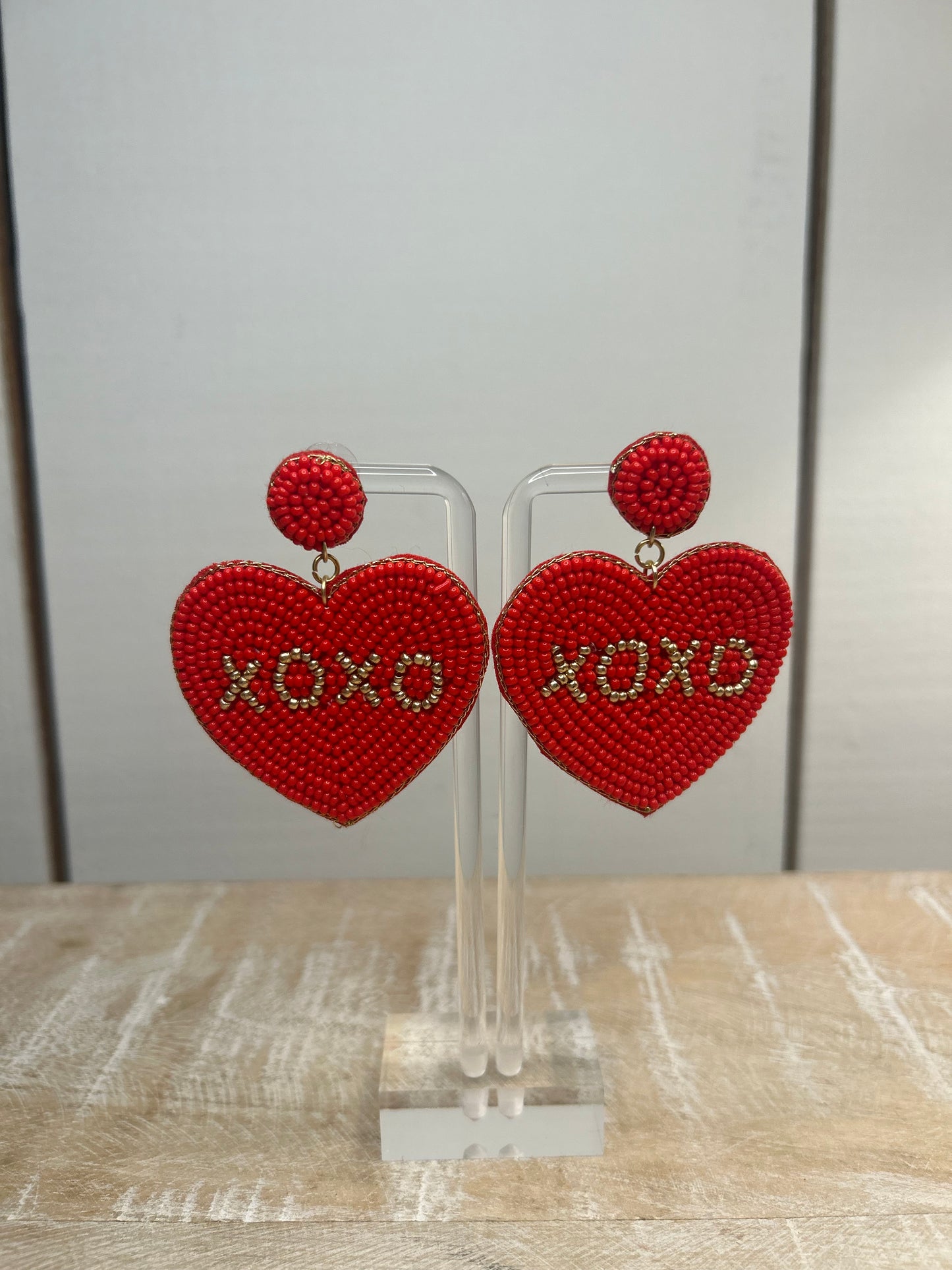 XOXO Heart earrings