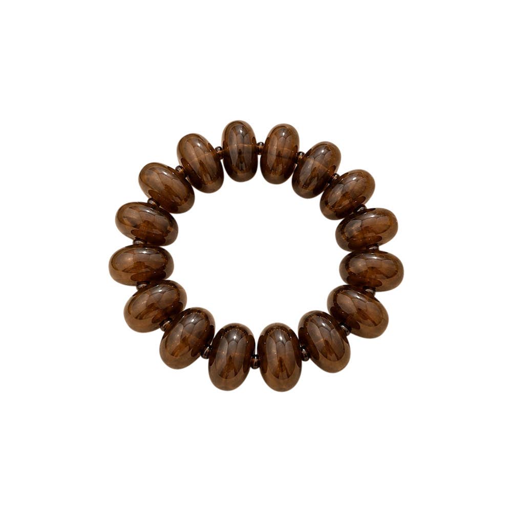 Bora Chunky Stretch Bracelet - Brown