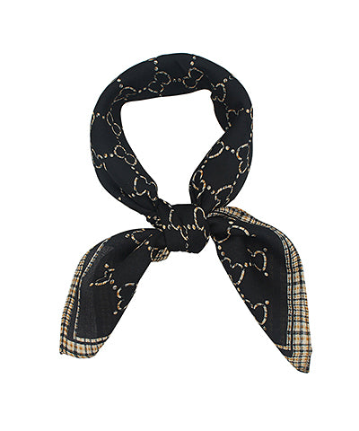 Diamond Pattern Print Scarf