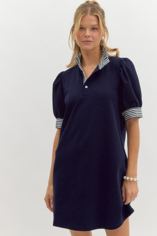 Short Sleeve Polo Dress
