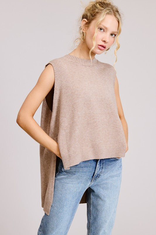 High Low Sleeveless Top