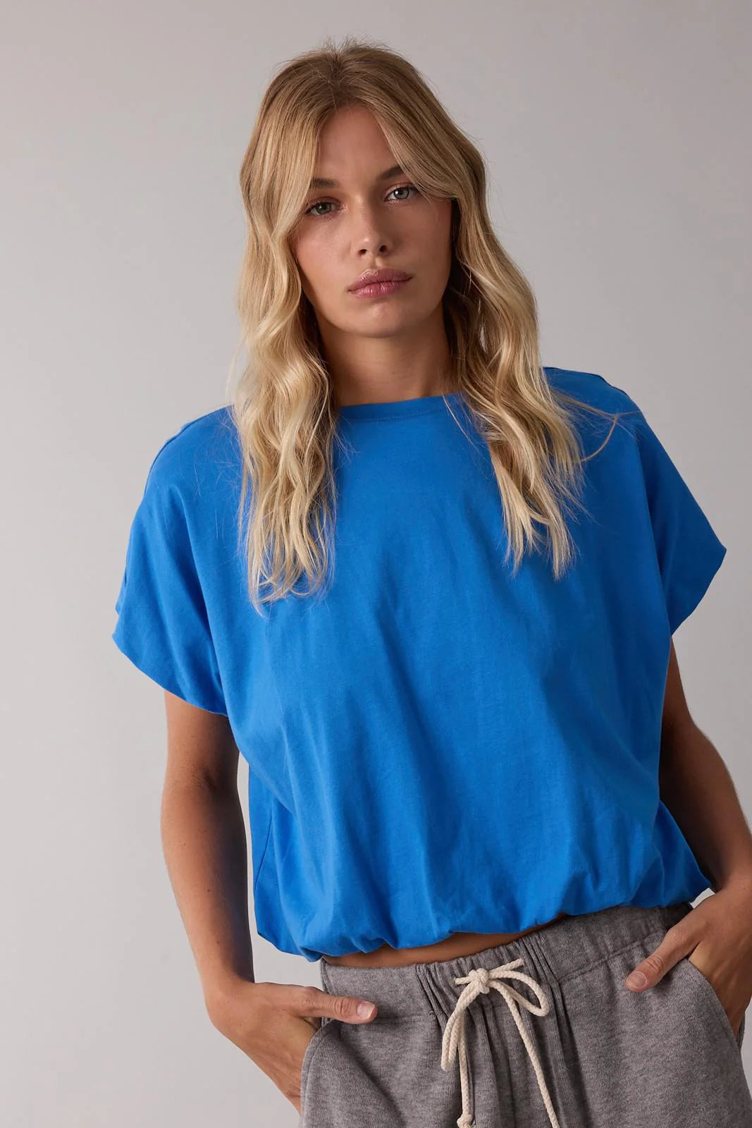 Bubble Hem Knit Top (three colors!)